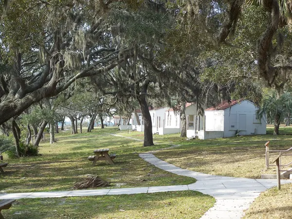 Cabins at Camp Helen State Park