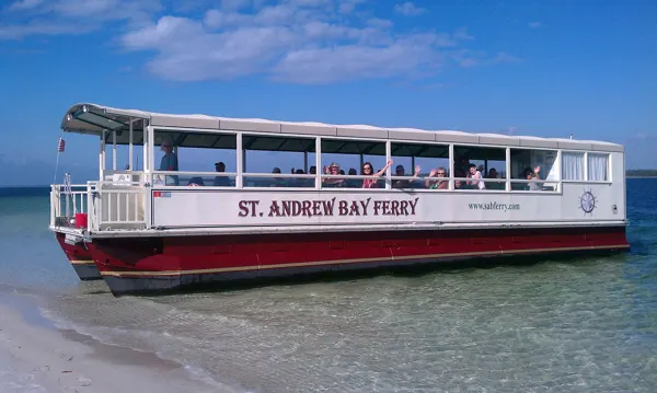 St. Andrew Bay ferry at Shell Island