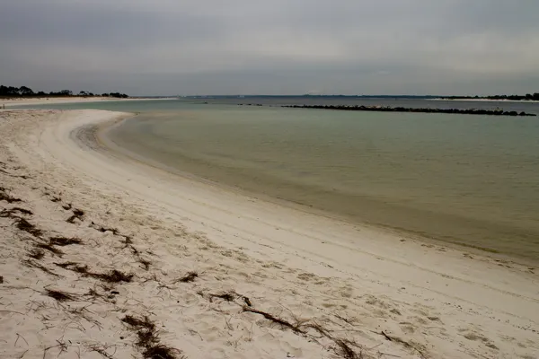 The inlet at St. Andrews State Park
