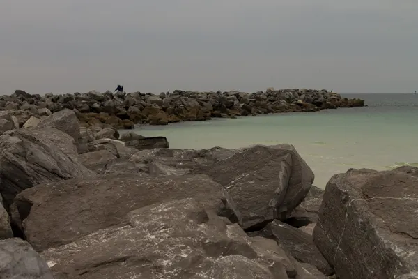 The jetty at St. Andrews State Park