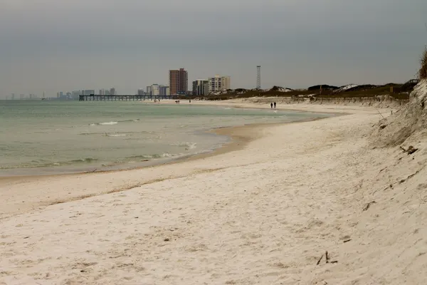 Panama City Beach seen from St. Andrews State Park